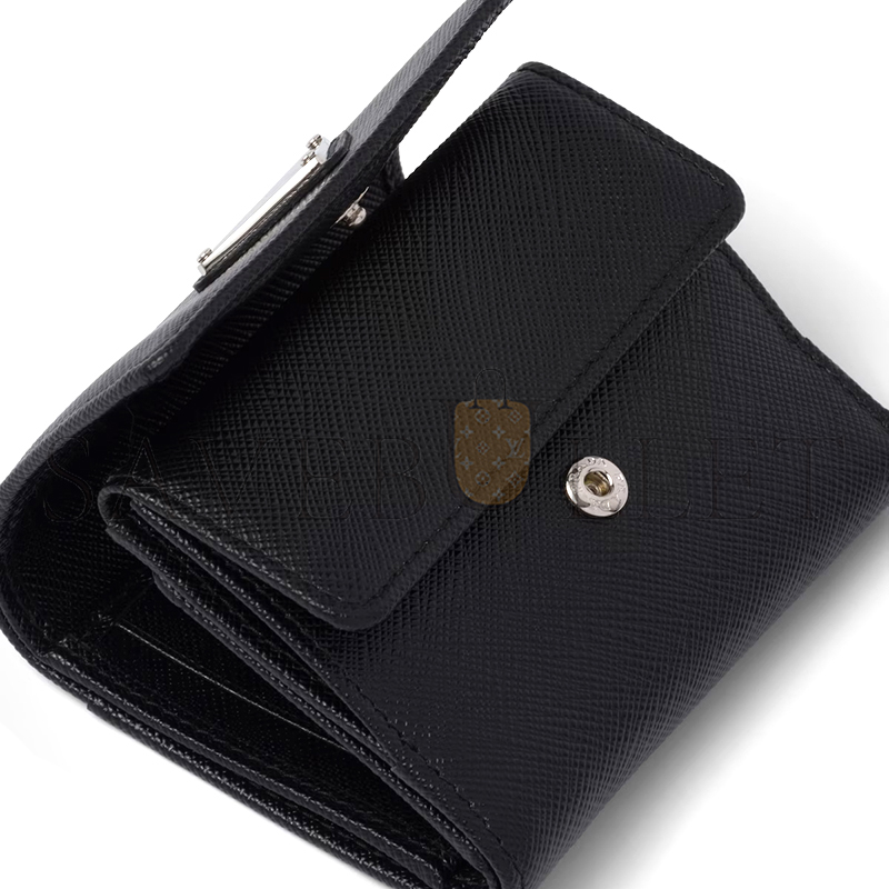 PRADA SMALL SAFFIANO LEATHER WALLET 1MH043 (10*8.5cm)